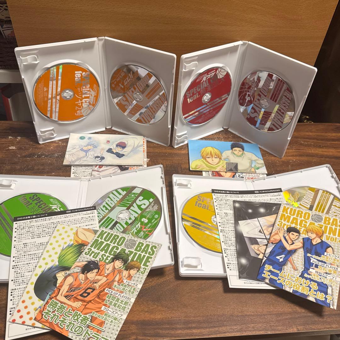 黒子のバスケ DVD 2期　3期　全18巻 セット