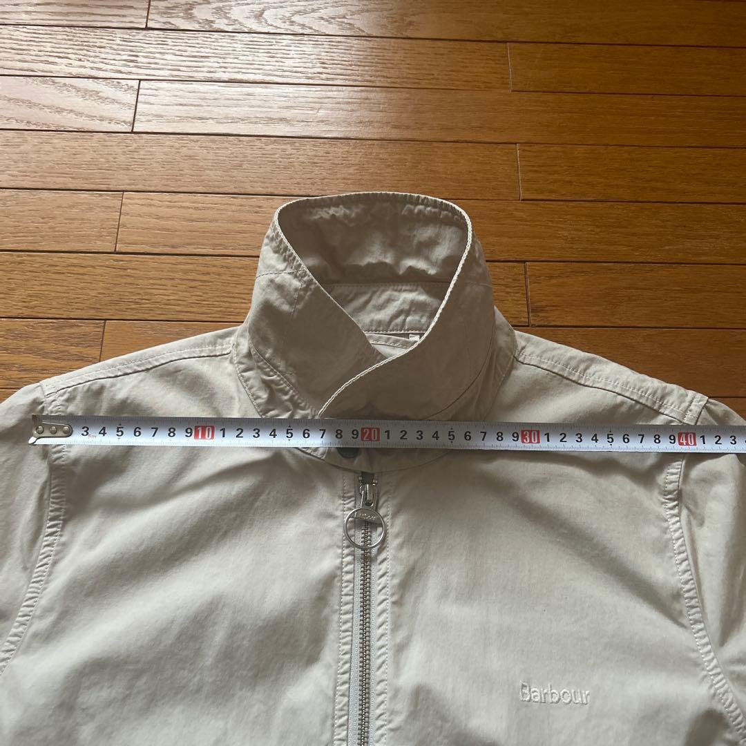 【マリマリ3】　Barbour ベージュ ジップアップジャケットブルゾンM