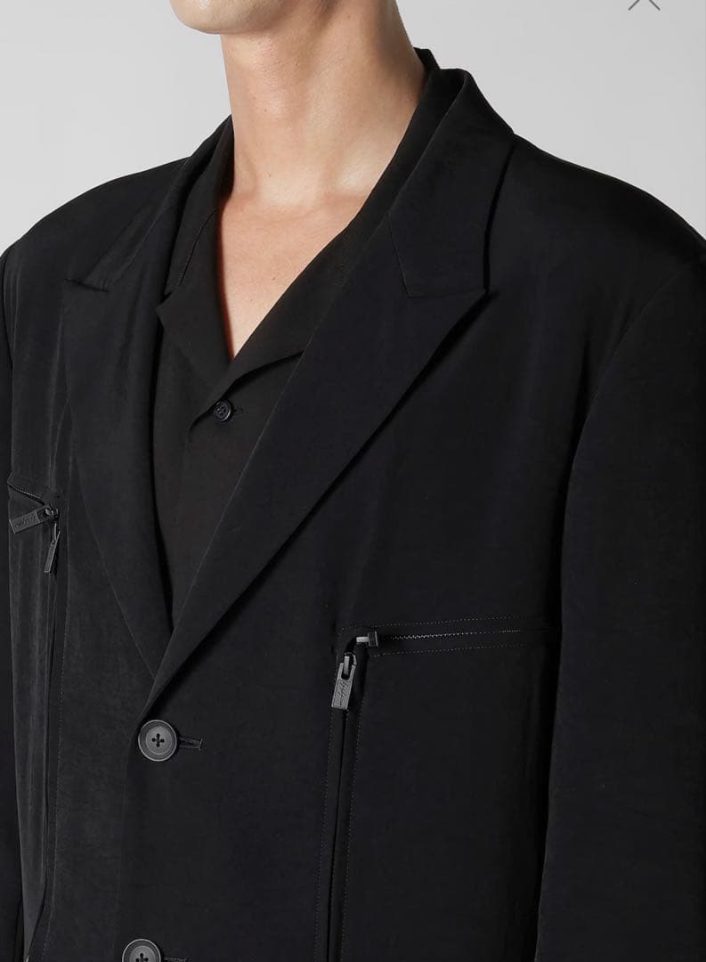 ヨウジヤマモト TA TUXEDO ZIP DETAIL JACKET25SS