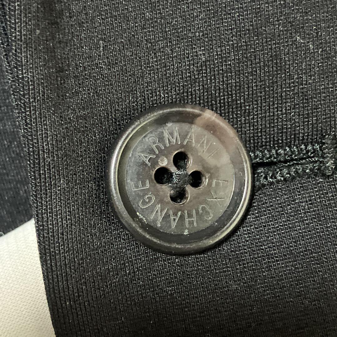 【美品】【ARMANI】テーラードジャケット　ブラック　2B ビジネス　スーツ
