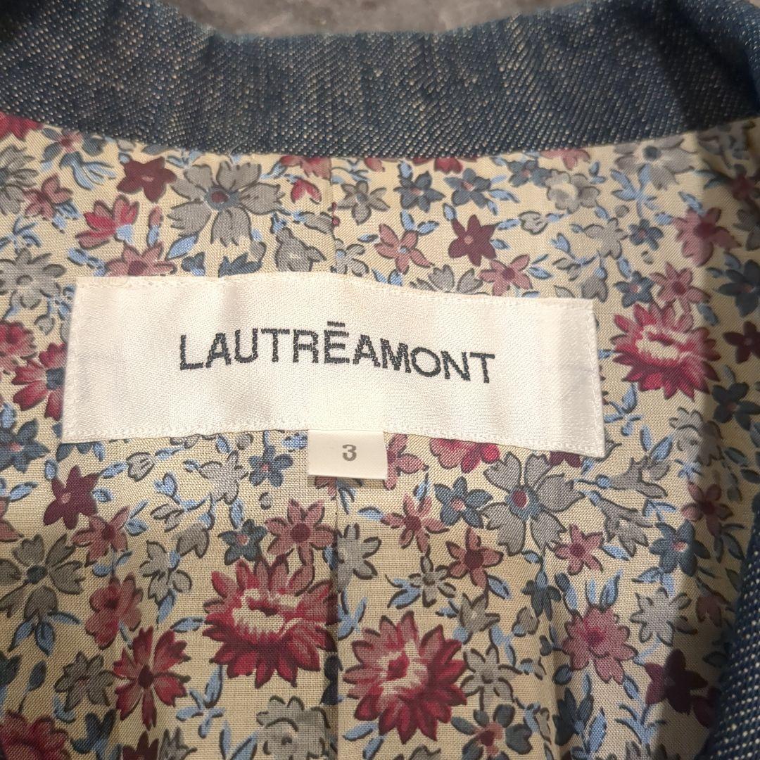 LAUTREAMONT デニム　インディゴ　テーラードジャケット　size3