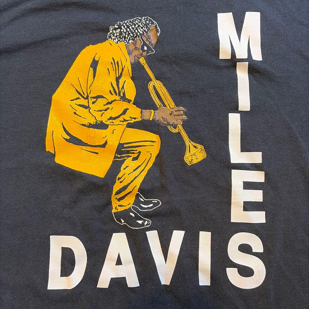 90s マイルスデイビス　tシャツ　JAZZ　Miles Davis　超美品