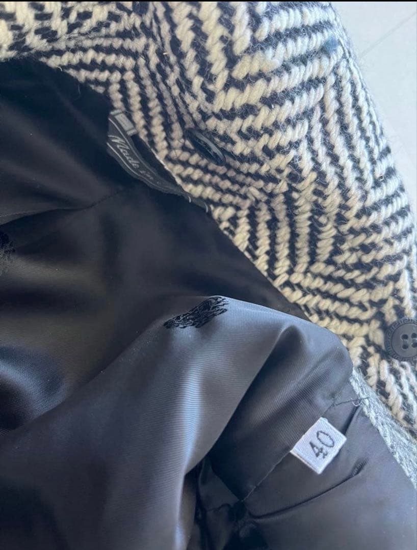 【超美品】GIANNI VERSACE ヴェルサーチレディース　ロングコート