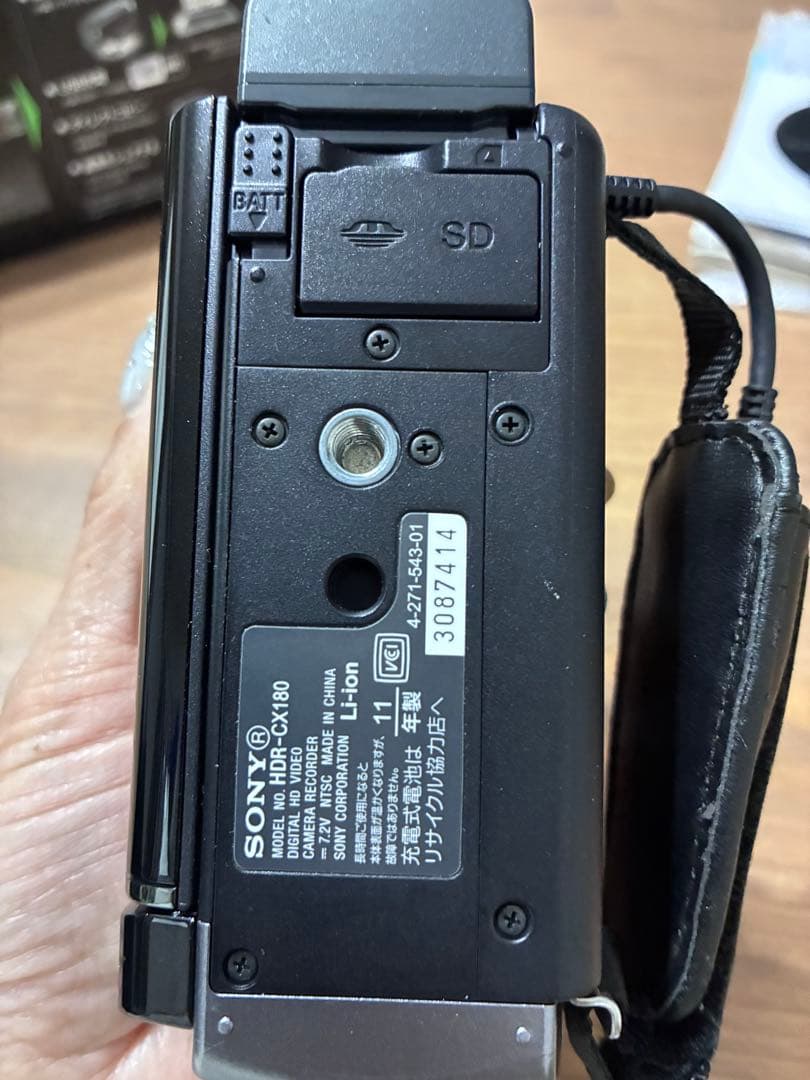 SONY HDR-CX180 ビデオカメラ ハンディカム 動作確認済み 箱あり