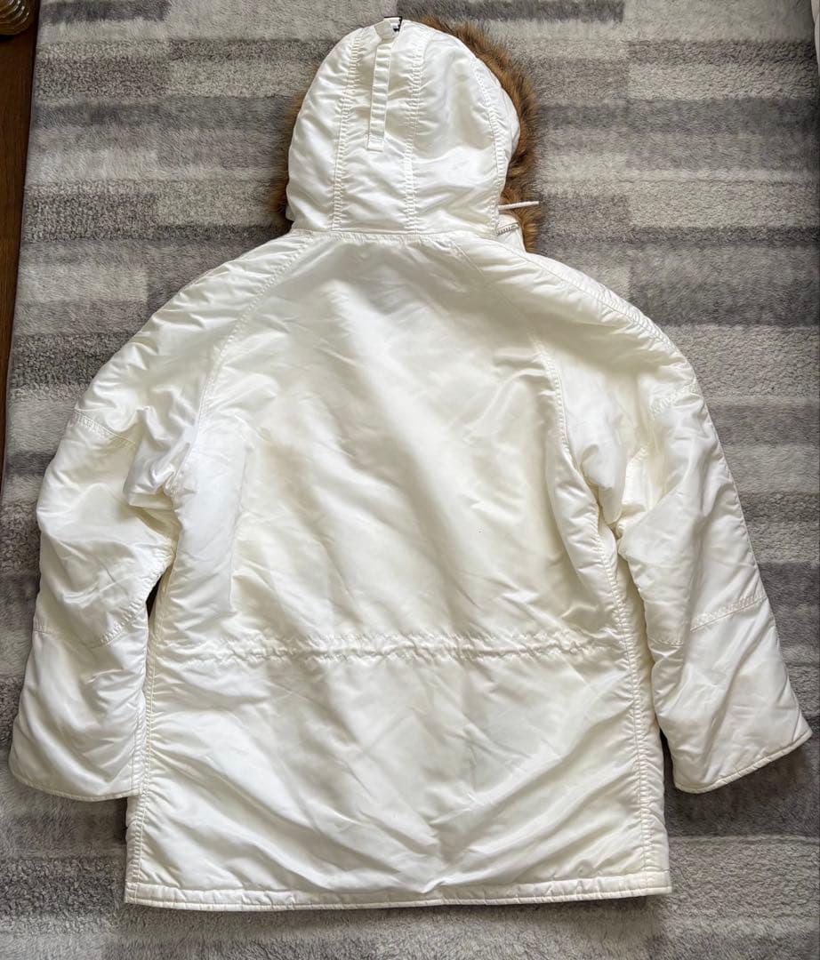 【ALPHA INDUSTRIES】N-3B ホワイト 超希少色 XL