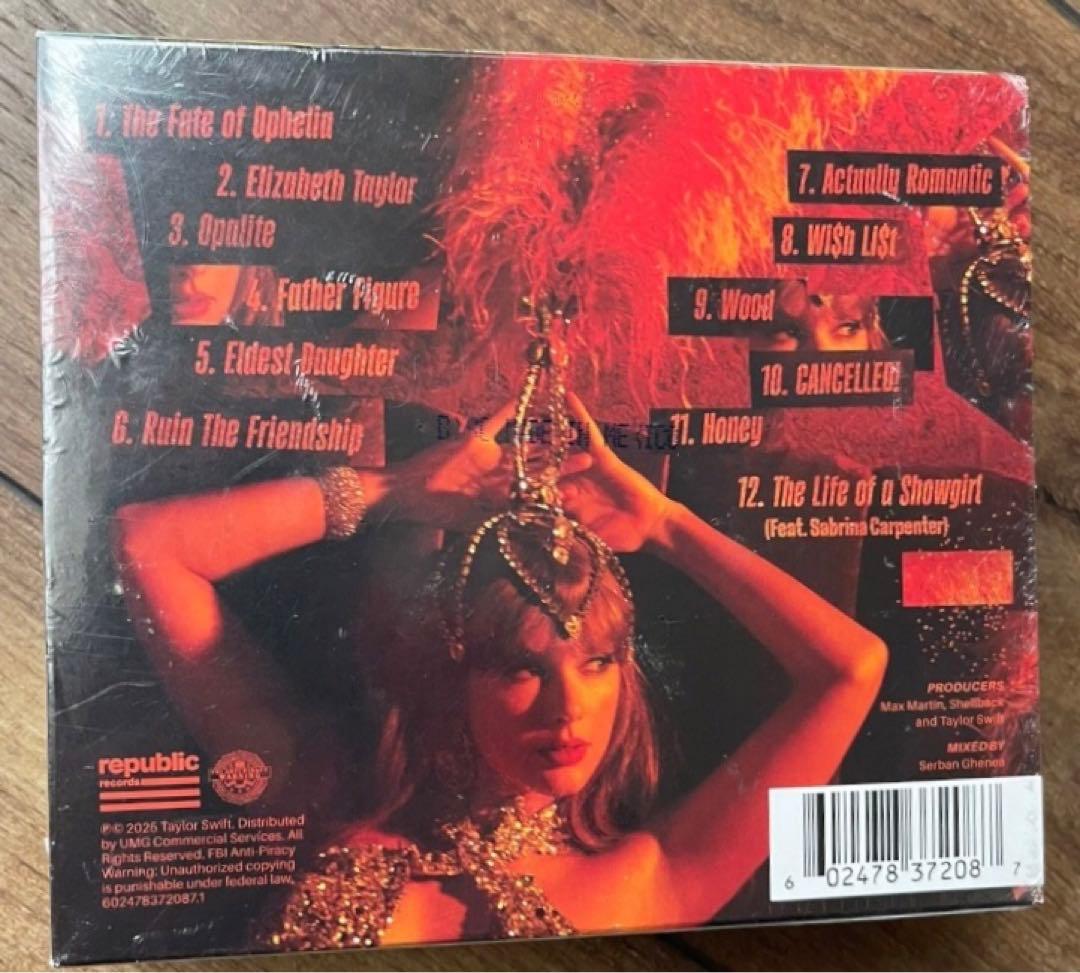 The Life Of A Showgirl Deluxe CD Taylor④