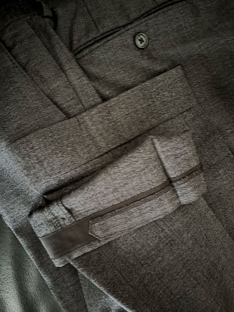 新品同様　LARDINI ラルディーニ　チャコールグレー　セットアップ　スーツ