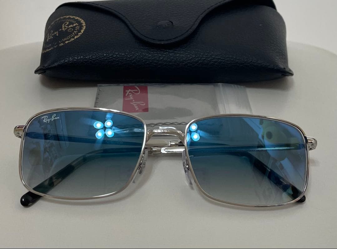 Ray-Ban RB3717 003/3F 57人気ブルーグラディエント 極美品