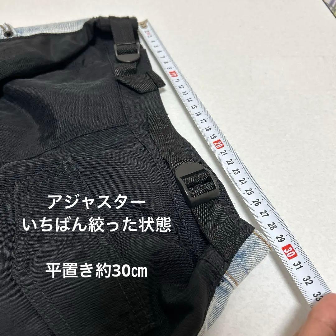 【正規品】完売品 ALEXANDER WANG ハイブリッドナイロンカーゴデニム