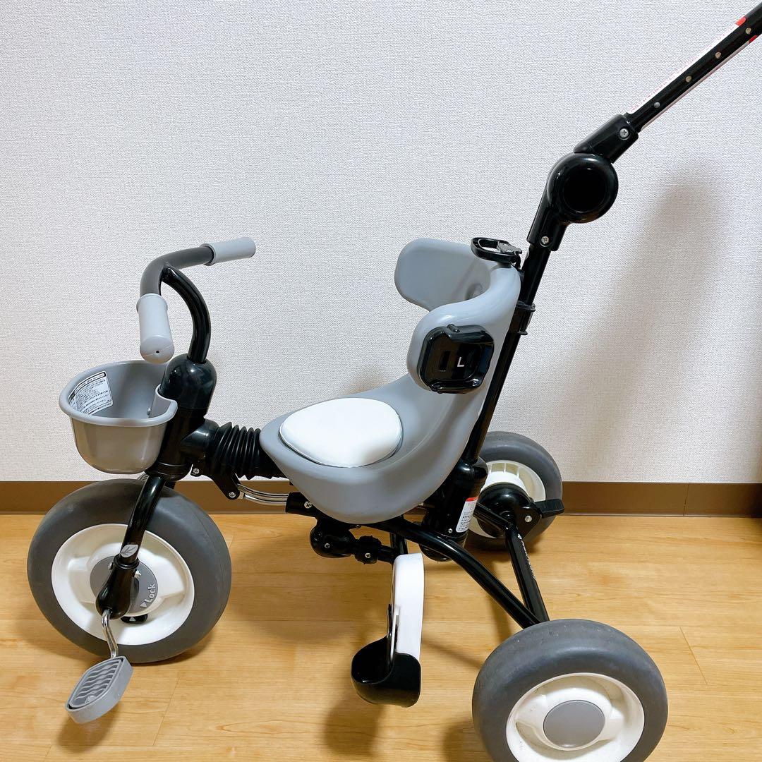 IDES 折りたたみおさんぽコンポ　三輪車　スケーター　トイザらス　グレー