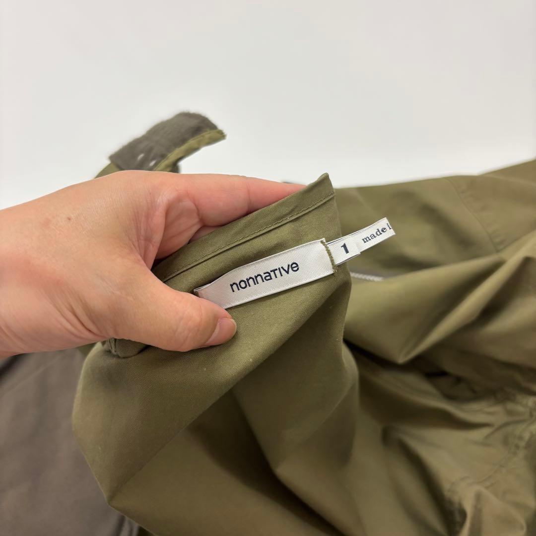 18aw ノンネイティブ ミリタリー コート モッズ オリーブ 系 サイズ 1