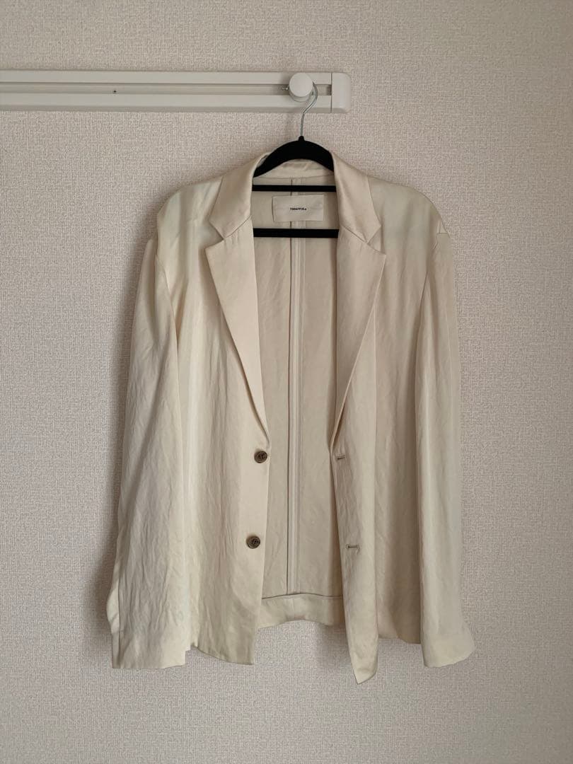 TODAYFUL サテンオーバージャケット 36