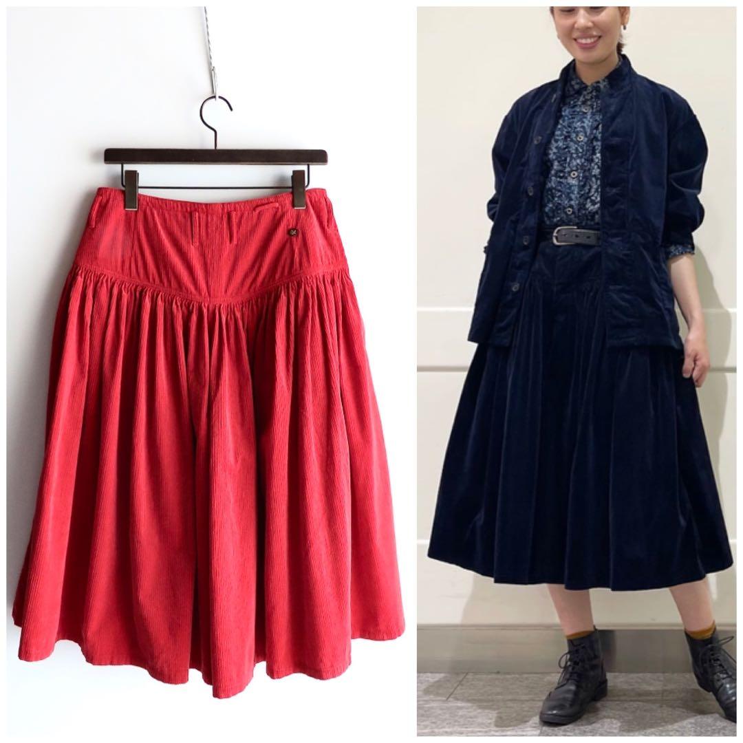 美品 45R くてくてコーデュロイのギャザーキュロット 0 45rpm