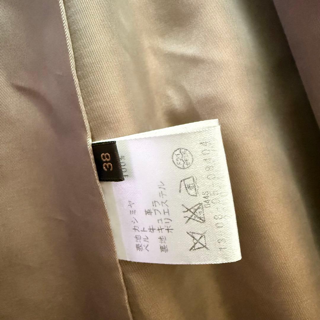 トゥモローランド　カシミヤ100%コート　ロロピアーナ生地　キャメル　38