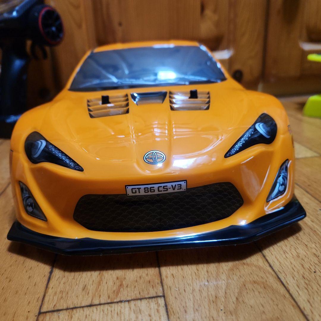 タミヤ ドリフト ラジコン フルセット　TT01　　橙色　86 ボディ　tt02
