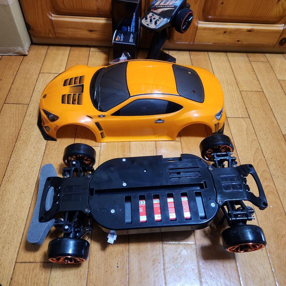 タミヤ ドリフト ラジコン フルセット　TT01　　橙色　86 ボディ　tt02