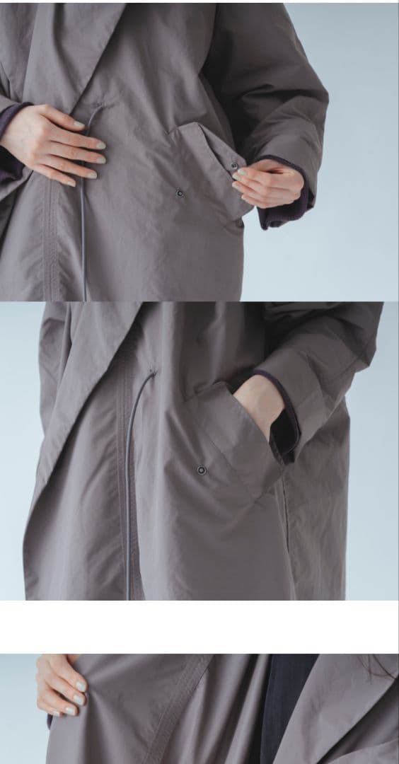 【ユニセックス】美品 5W ゴワット sand　モッズコート　小野諭