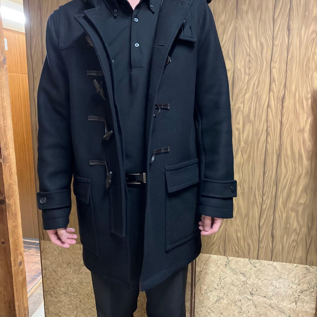 coach ブラック ダッフルコート
