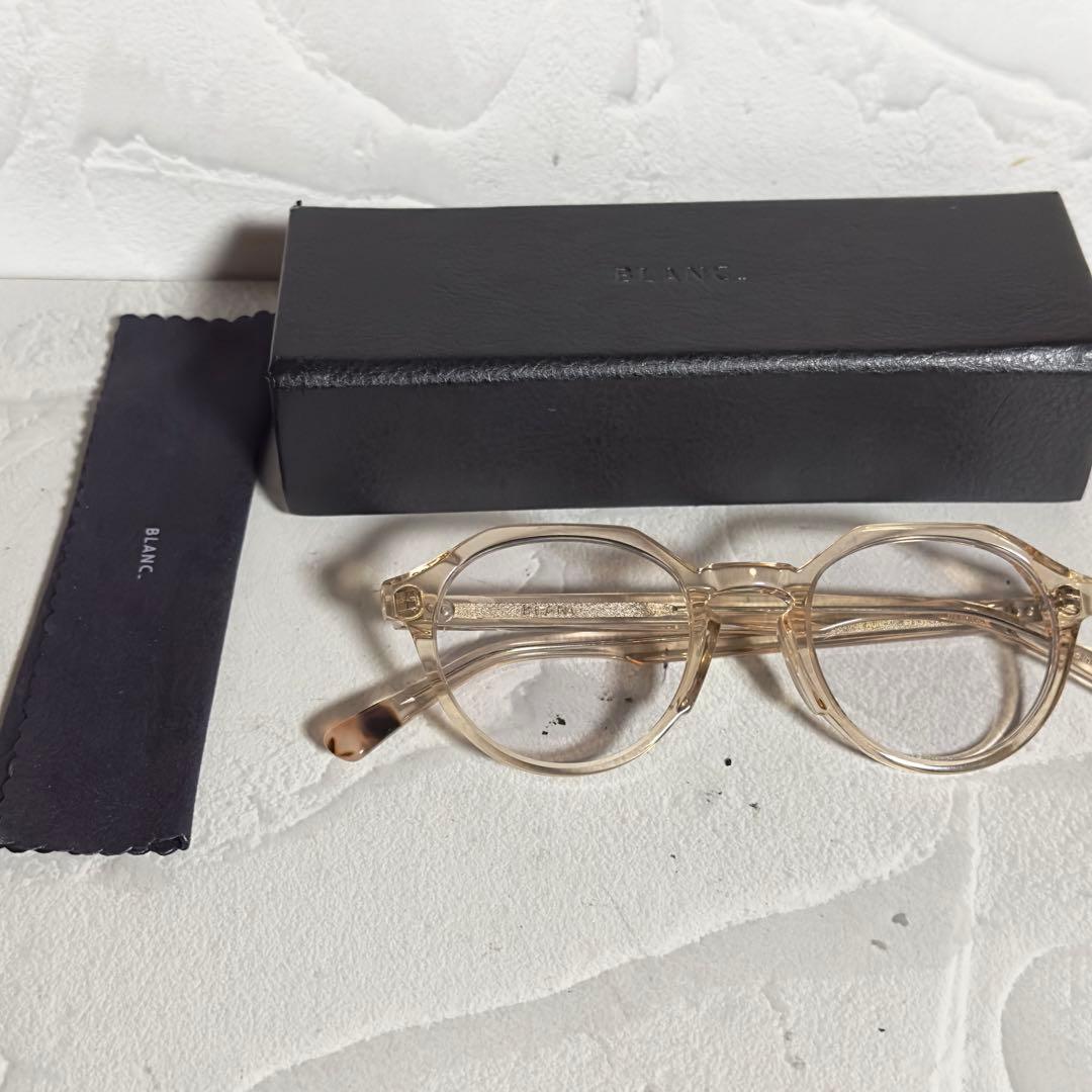 【美品】 BLANC BM001 champagneケース付き 度なしクリア