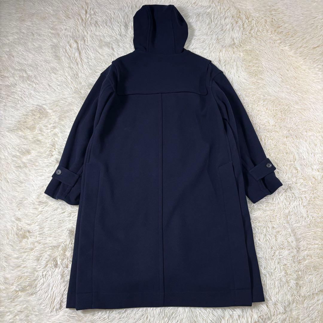 ユニクロ +J ウール オーバーサイズ ダッフルコート ネイビー UNIQLO