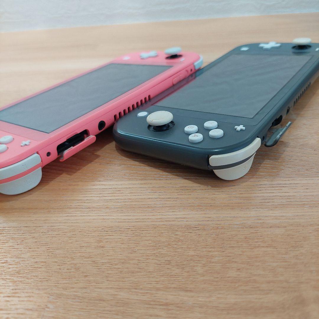 ジャンク品 Nintendo Switch Lite ピンク グレー 2台セット