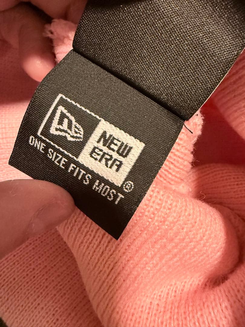 Supreme New Era box Logo Beanie ピンク