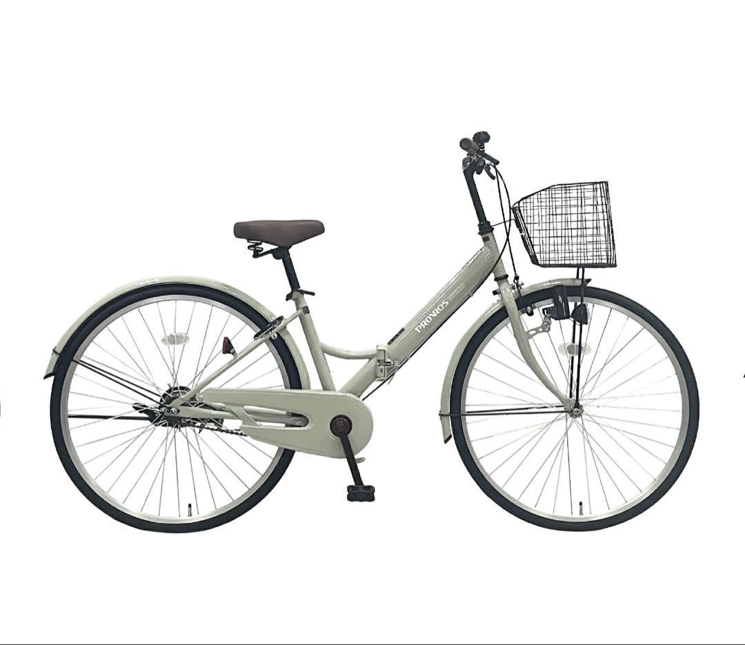 【引取限定】PROVROS シティサイクル 折りたたみ自転車 26インチ