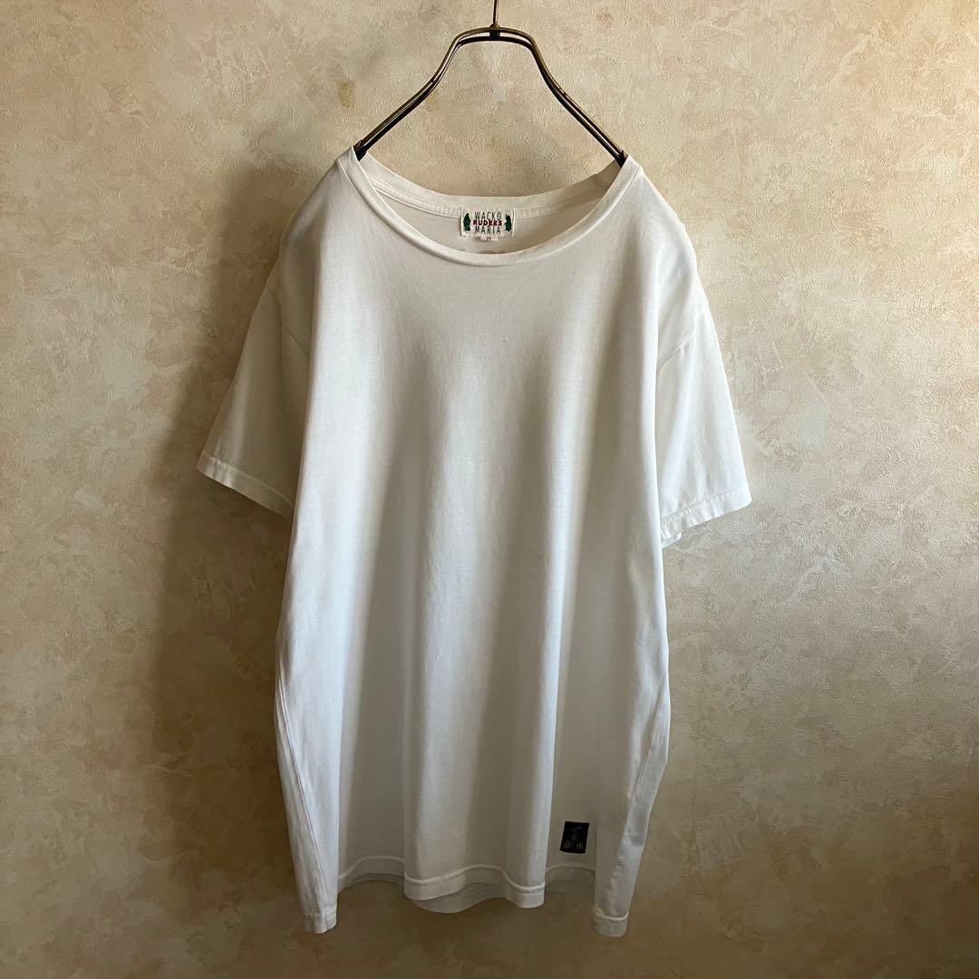 希少 初期タグ ワコマリア マリアtシャツ 白