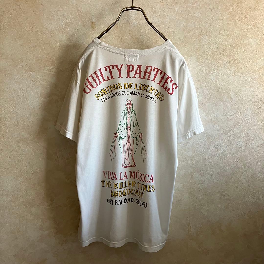 希少 初期タグ ワコマリア マリアtシャツ 白