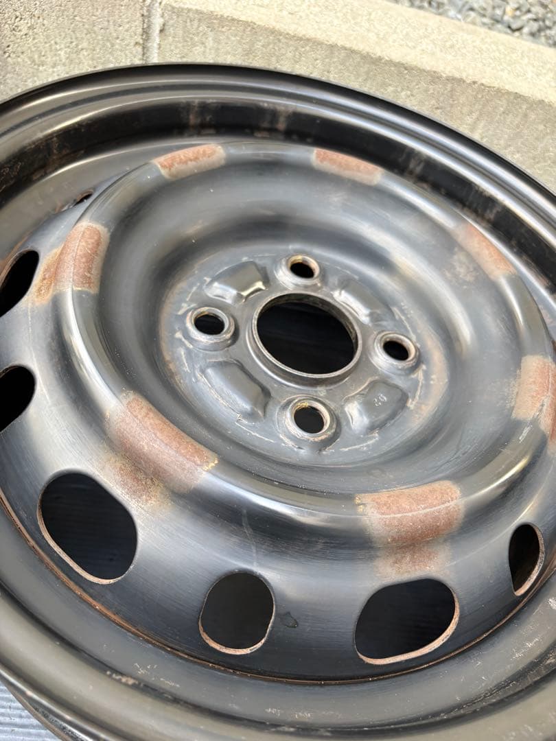 お取引中　定番人気‼️デミオ鉄チン 14インチ6J 軽カスタムサイズ