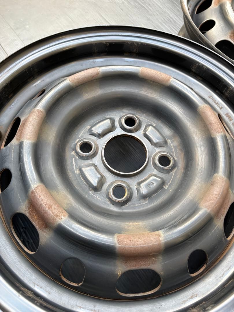 お取引中　定番人気‼️デミオ鉄チン 14インチ6J 軽カスタムサイズ