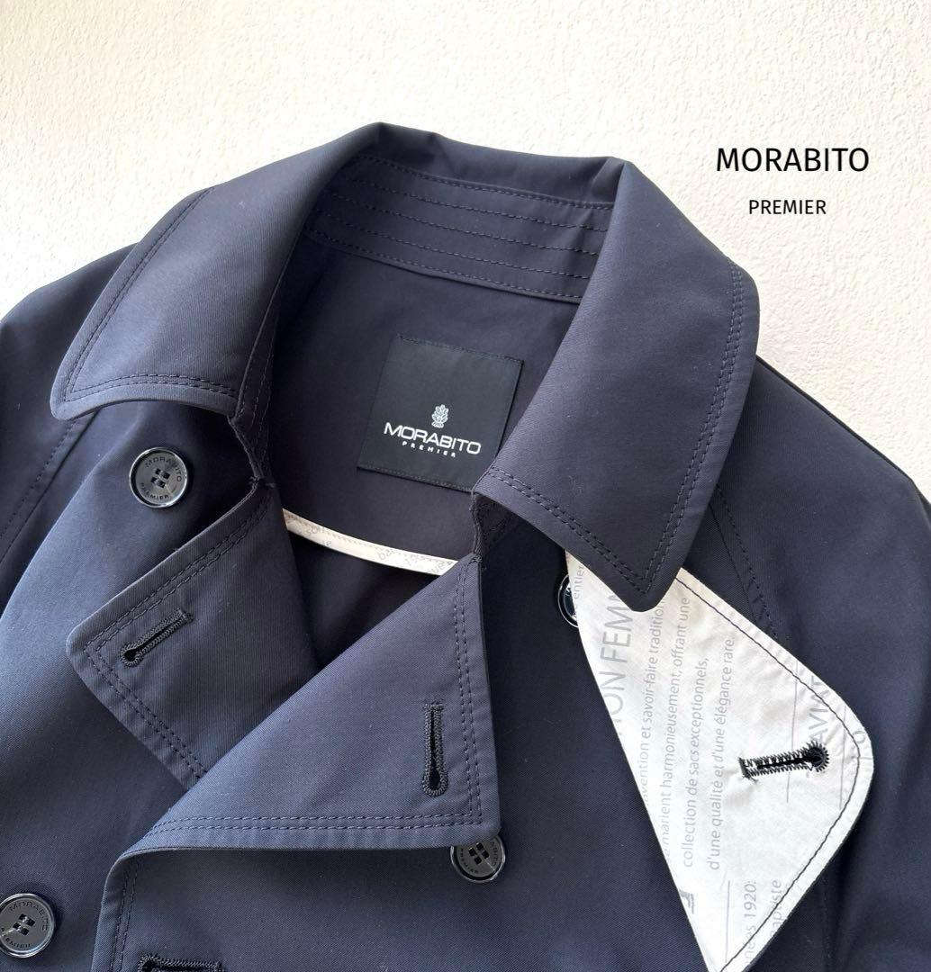 MORABITO モラビト《PREMIER》ショートトレンチ・デザインコート