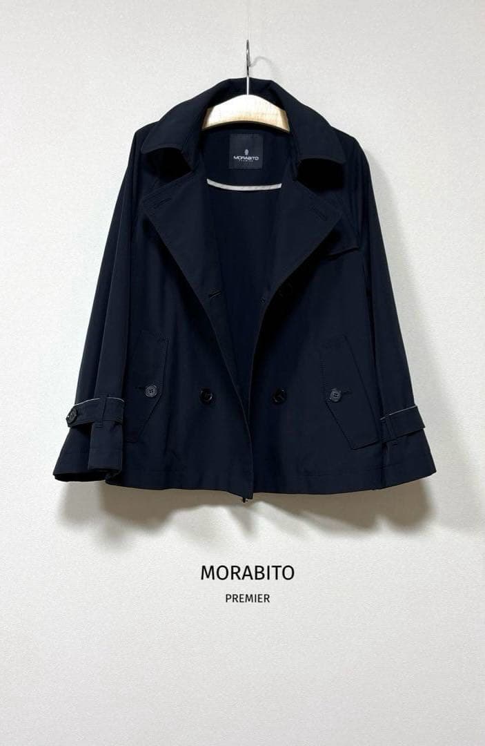 MORABITO モラビト《PREMIER》ショートトレンチ・デザインコート