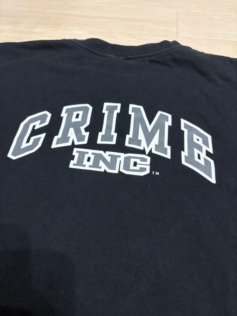 CRIME INC. プリントロゴ Tシャツ　クライムインク buttstain
