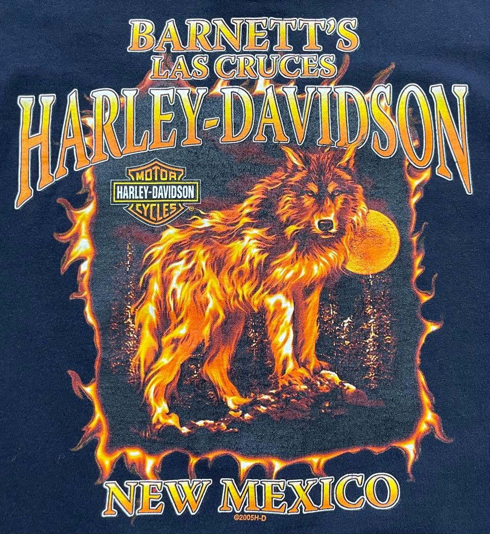 T*A様 Harley-Davidson Flame Wolf 00s Tシャツ