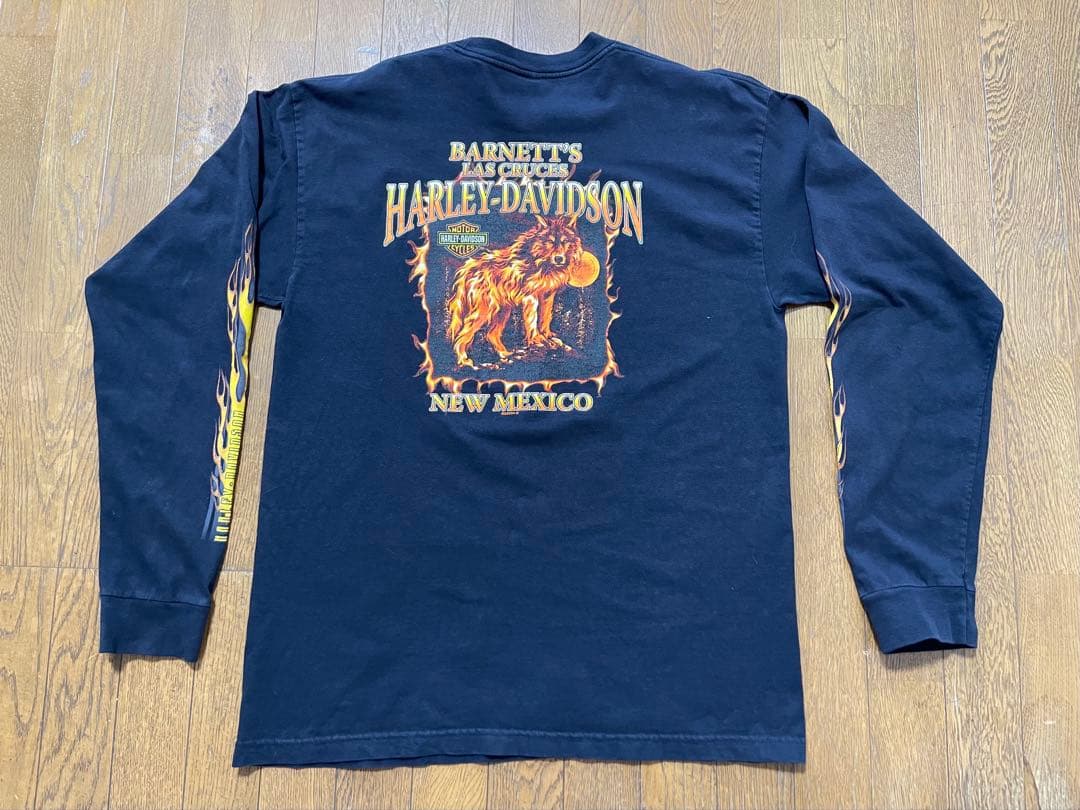 T*A様 Harley-Davidson Flame Wolf 00s Tシャツ