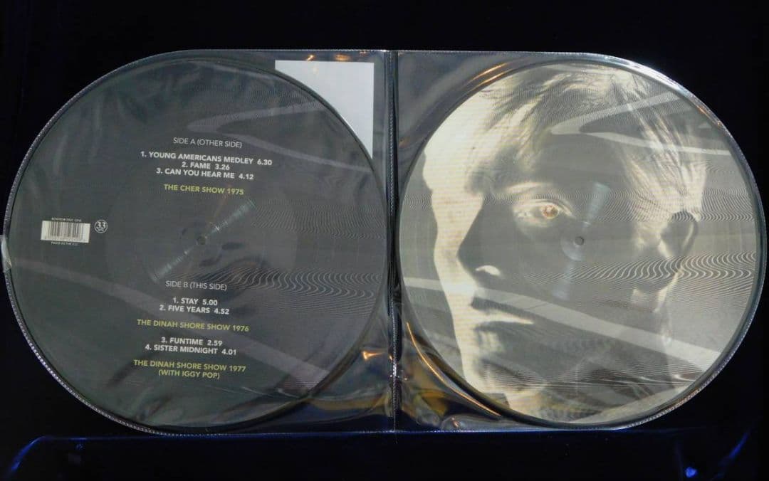 未使用品 アナログレコード2LP　DAVID BOWIE　ON MY TVC15