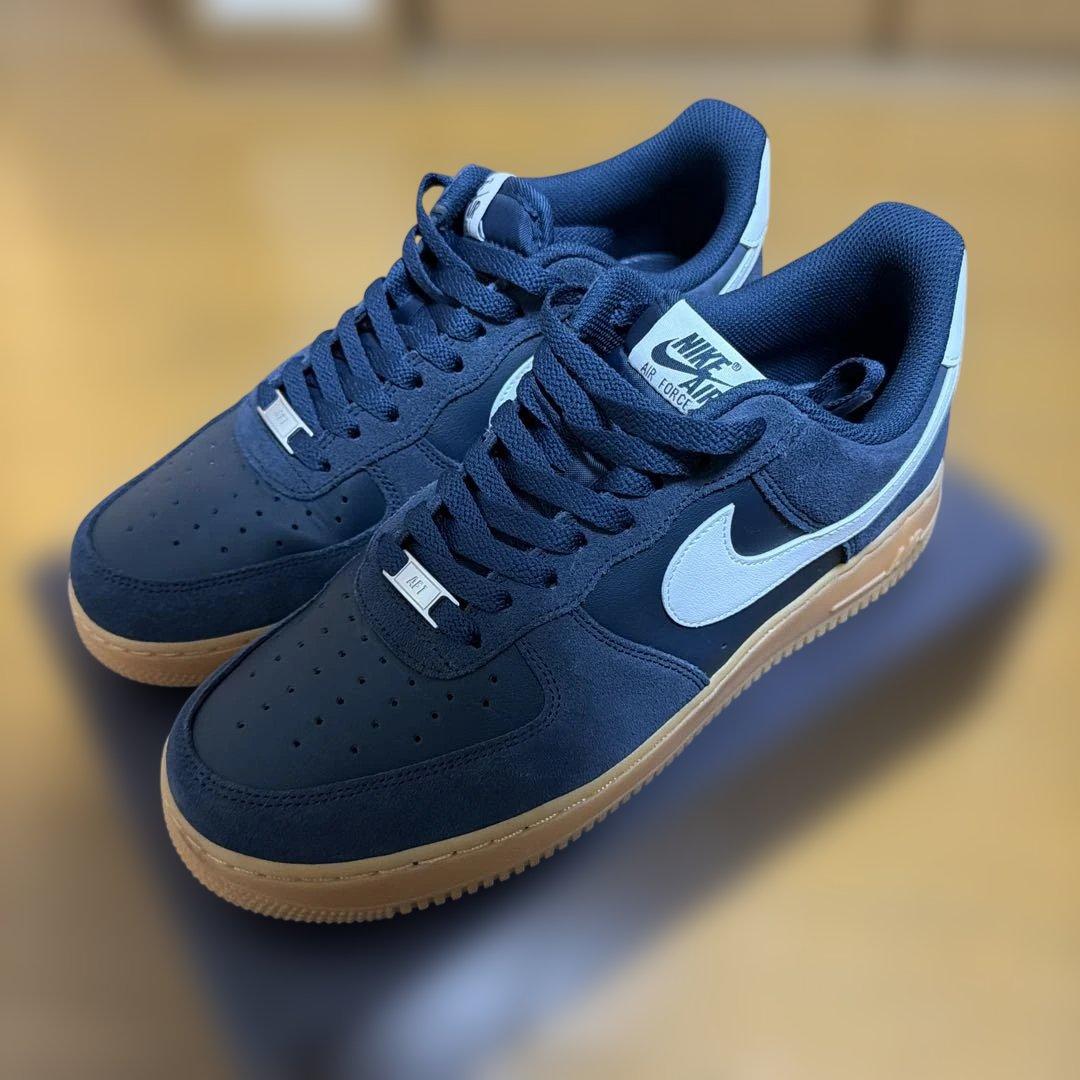 NIKE Air Force 1 ネイビー ガムソール