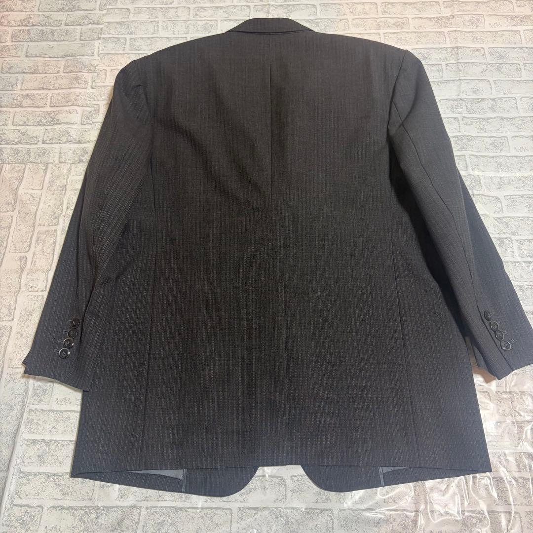 ジバンシー ジバンシィ スーツ　セットアップ グレー ストライプ 香港仕立て