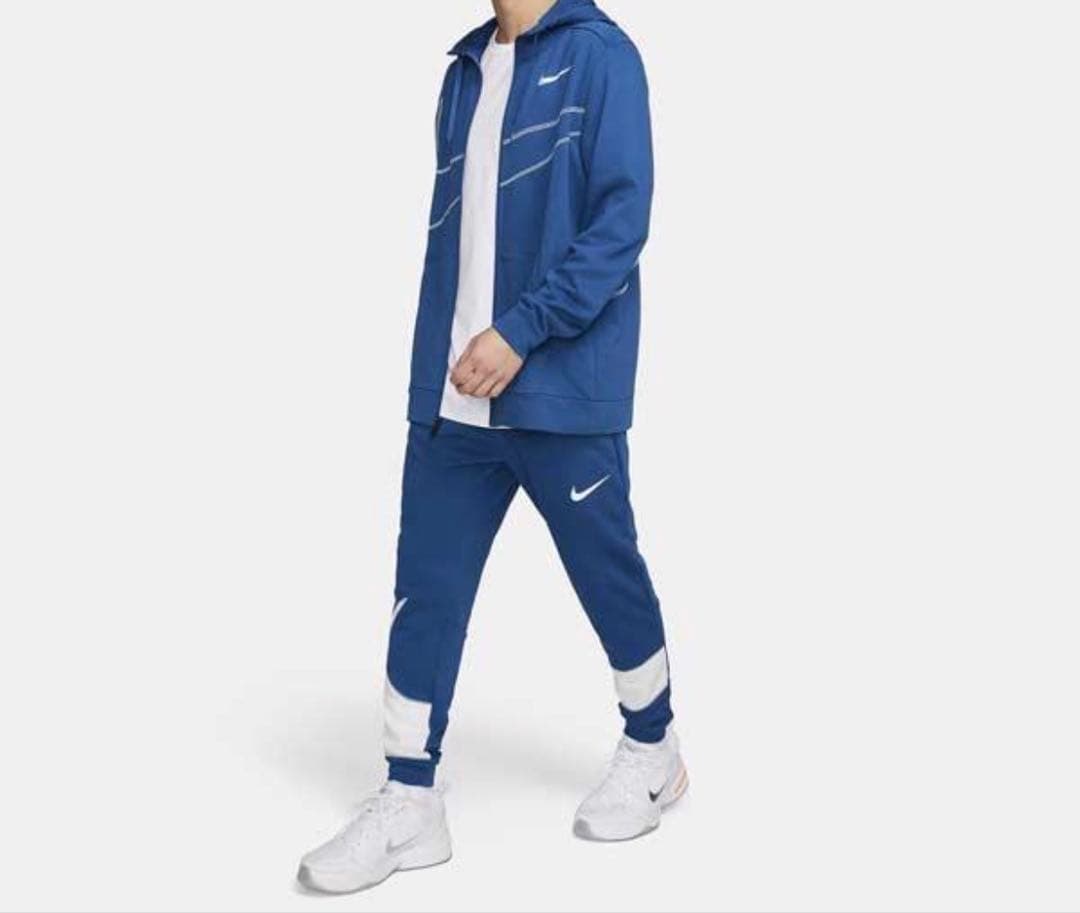 【新品】50%オフLサイズ 青 ブルー ナイキ スウェット ジャージ 上下セット
