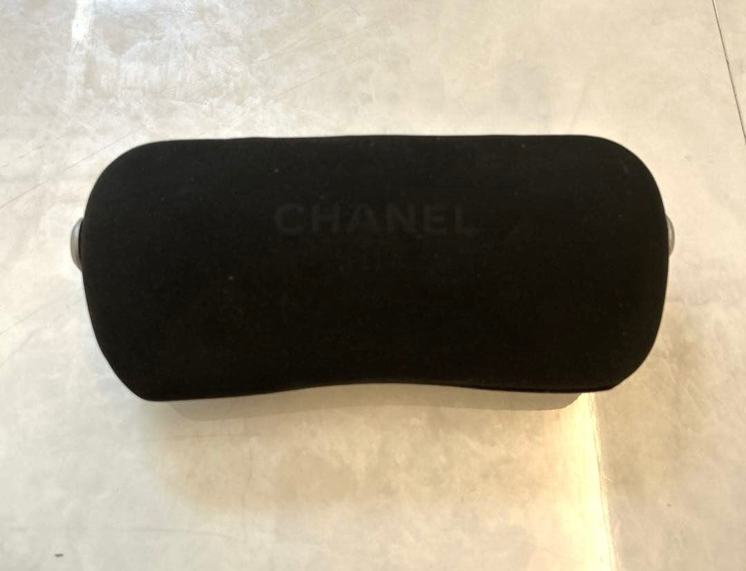 CHANEL シールドサングラス ブラウン　ケース付
