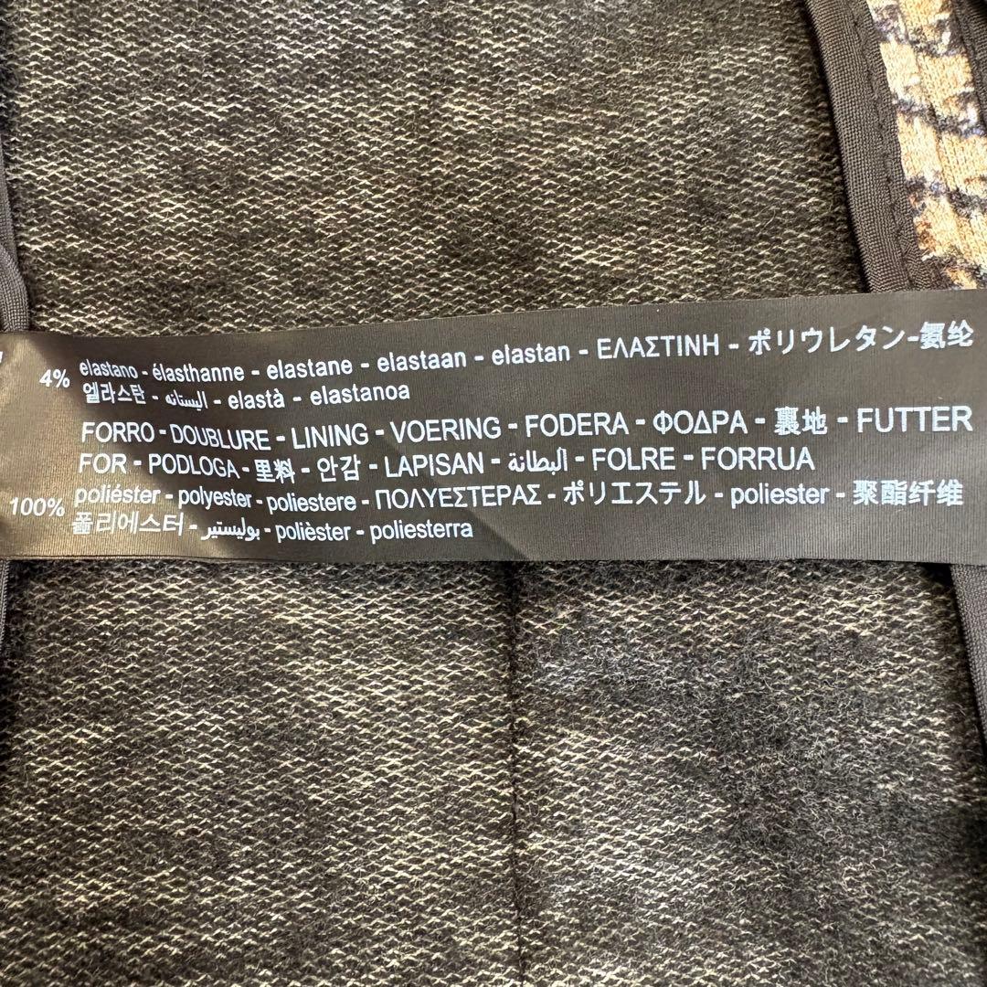 極美品】ZARA ストレッチ テーラードジャケット 千鳥格子 L相当 春コーデ