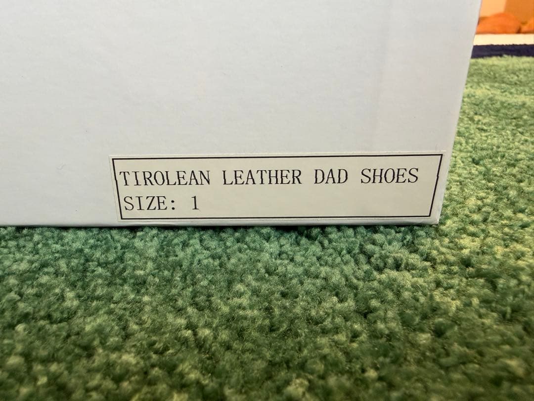 未使用品 CTHY TIROLEAN LETHER DAD SHOES サイズ1