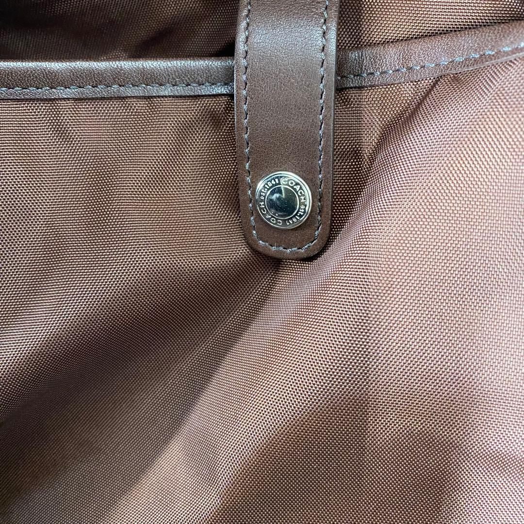 COACH コーチ ボストンバッグ 2way オールレザー　5404 ブラウン