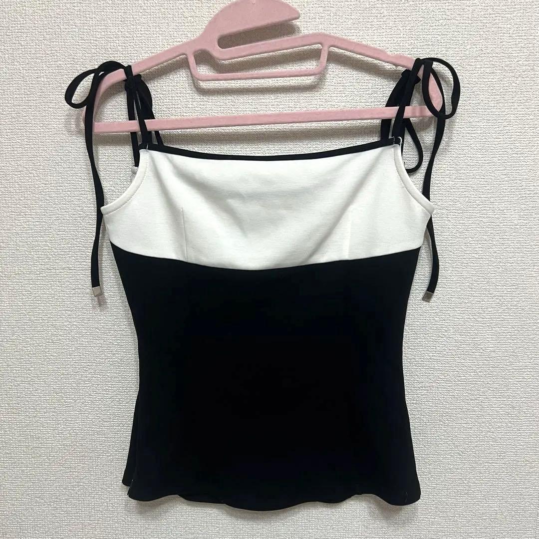 トップス - andmary Sora bicolor camisole black -