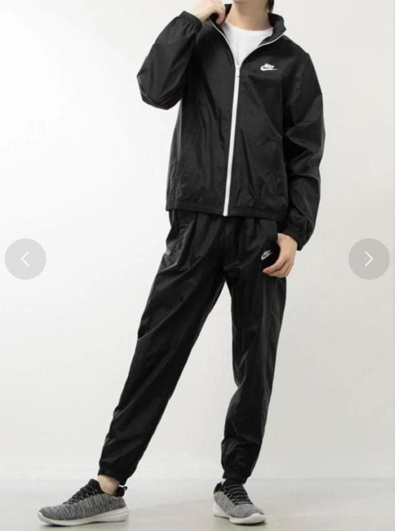 【新品】NIKE ウーブン トラックスーツ セットアップ M ブラック