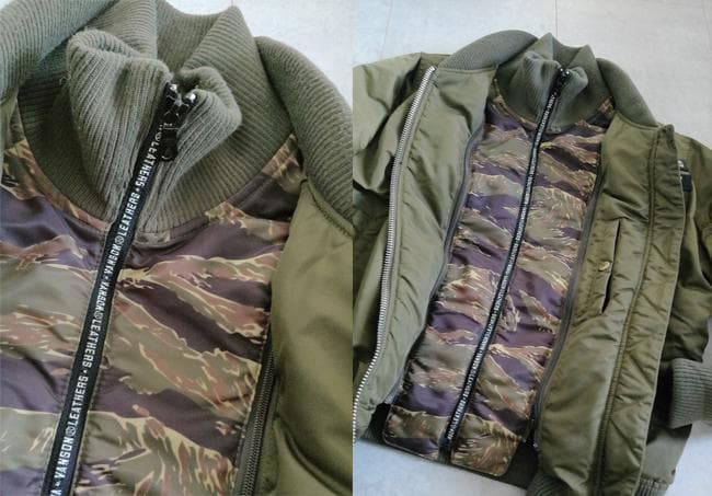 VANSON バンソン フライングエンブレム MA-1 フライトジャケット L