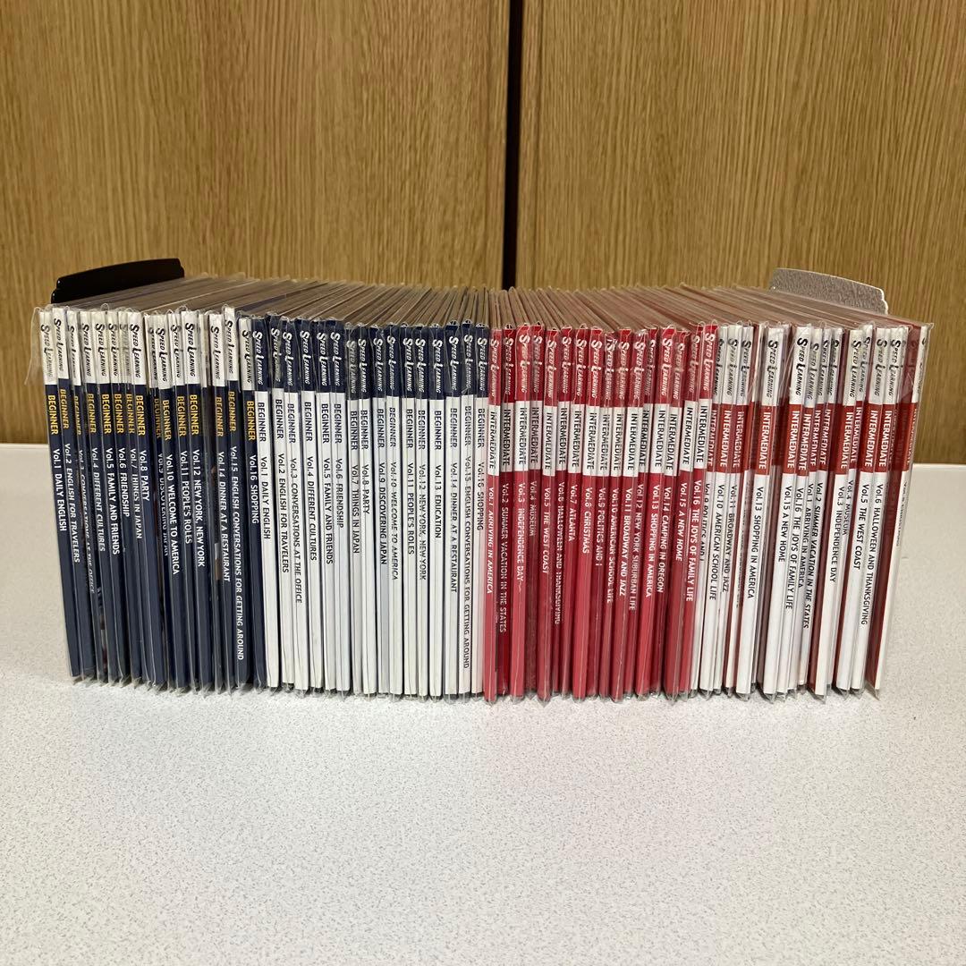 英語学習　スピードラーニング　初級　中級　CD 64巻