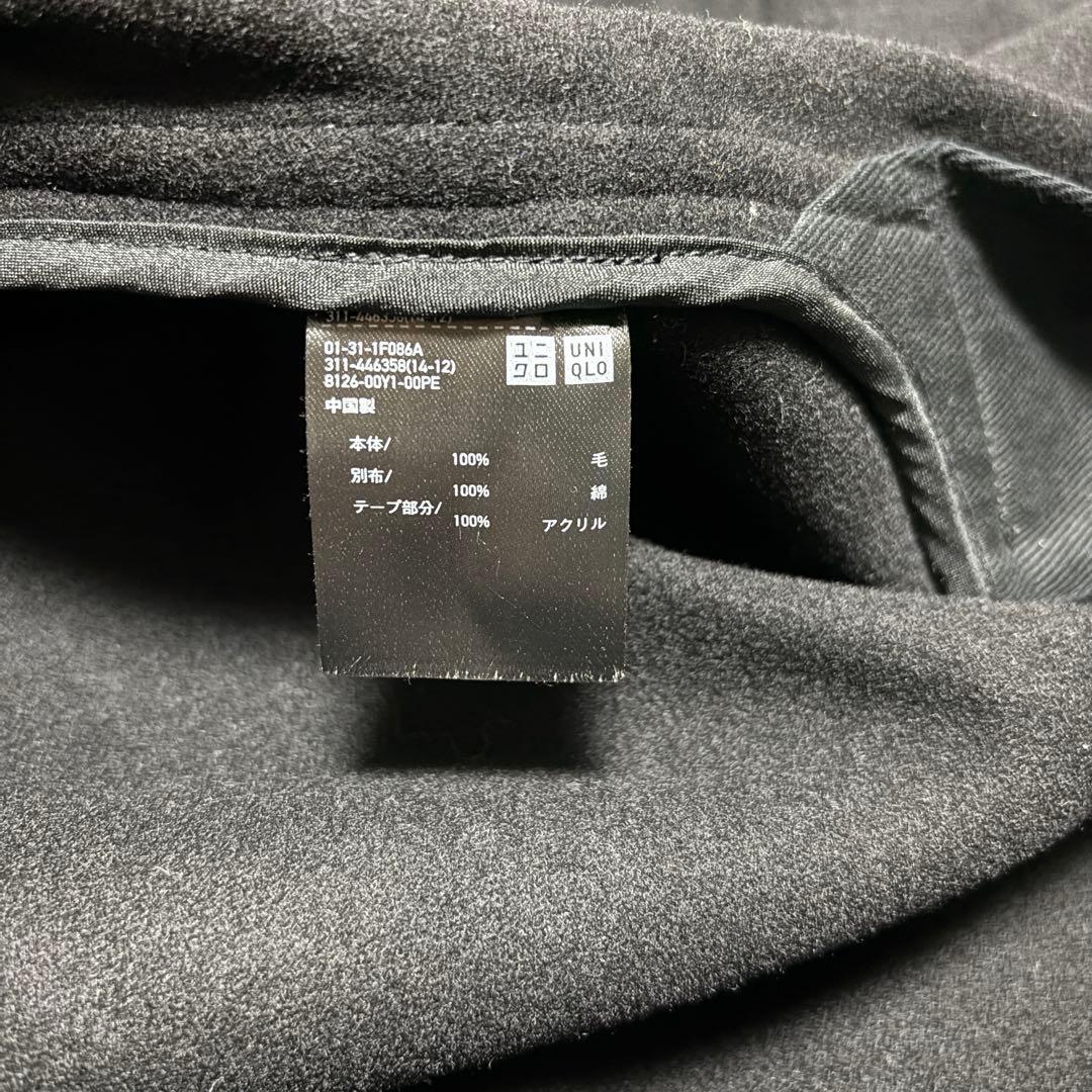◆美品◆希少◆良品◆ユニクロジル・サンダー　+J　黒 ダッフルコート XXL