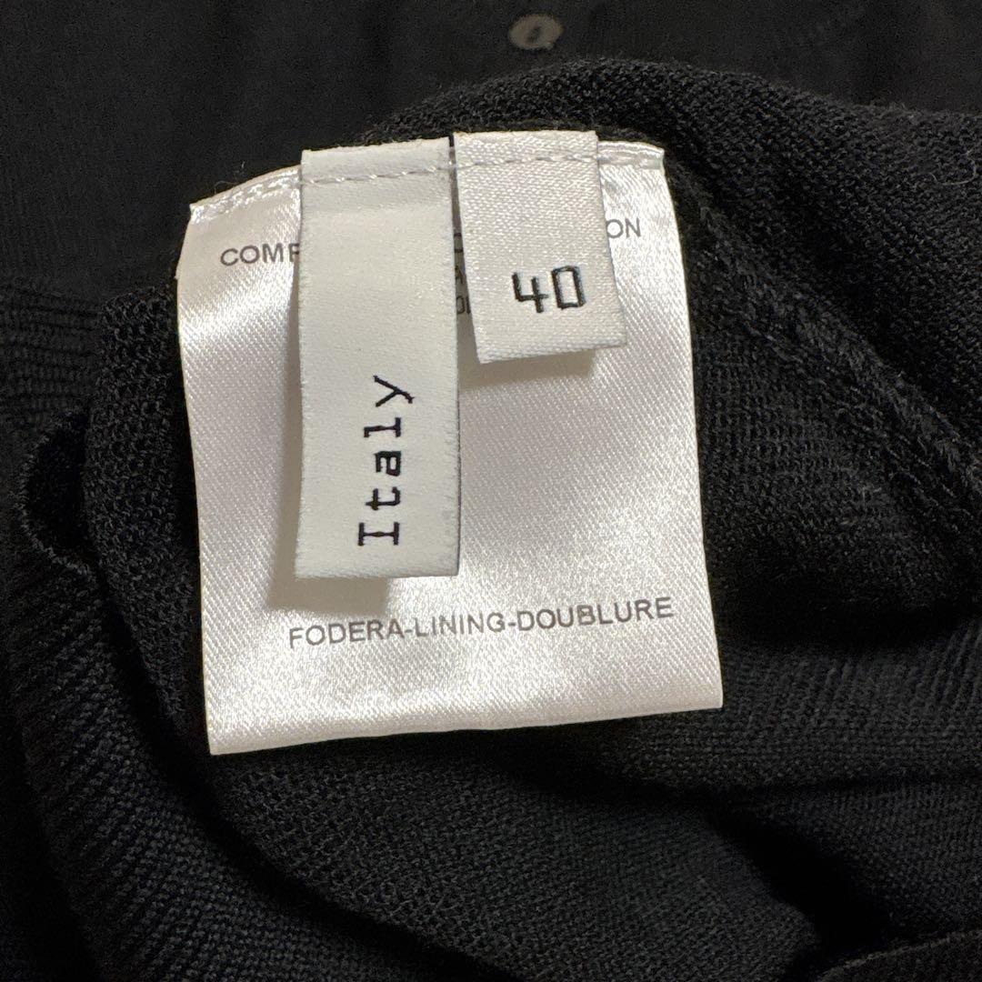 BALENCIAGA ウール　カーディガン　ドルマンスリーブ　薄手　L 黒